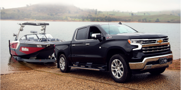 Chevrolet Silverado Towing Boat